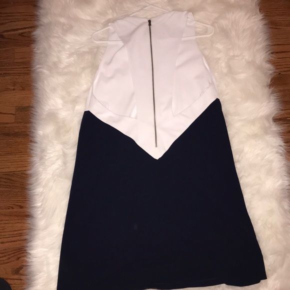 Alice and Olivia navy and white dress (maya dress) - Picture 3 of 7